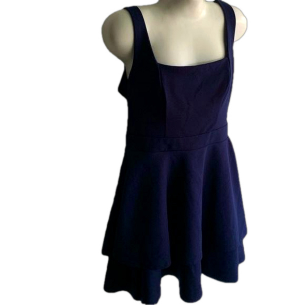 B.Darlin size 5/6  navy tiered skater style dress